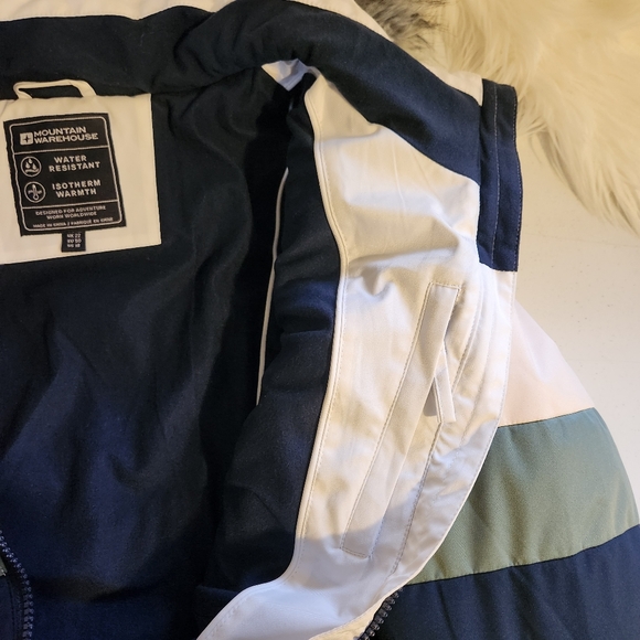 Mountain Warehouse Avalanche Womens Size 18 XL Ski Snow Winter Jacket Blue Pink - Picture 11 of 14